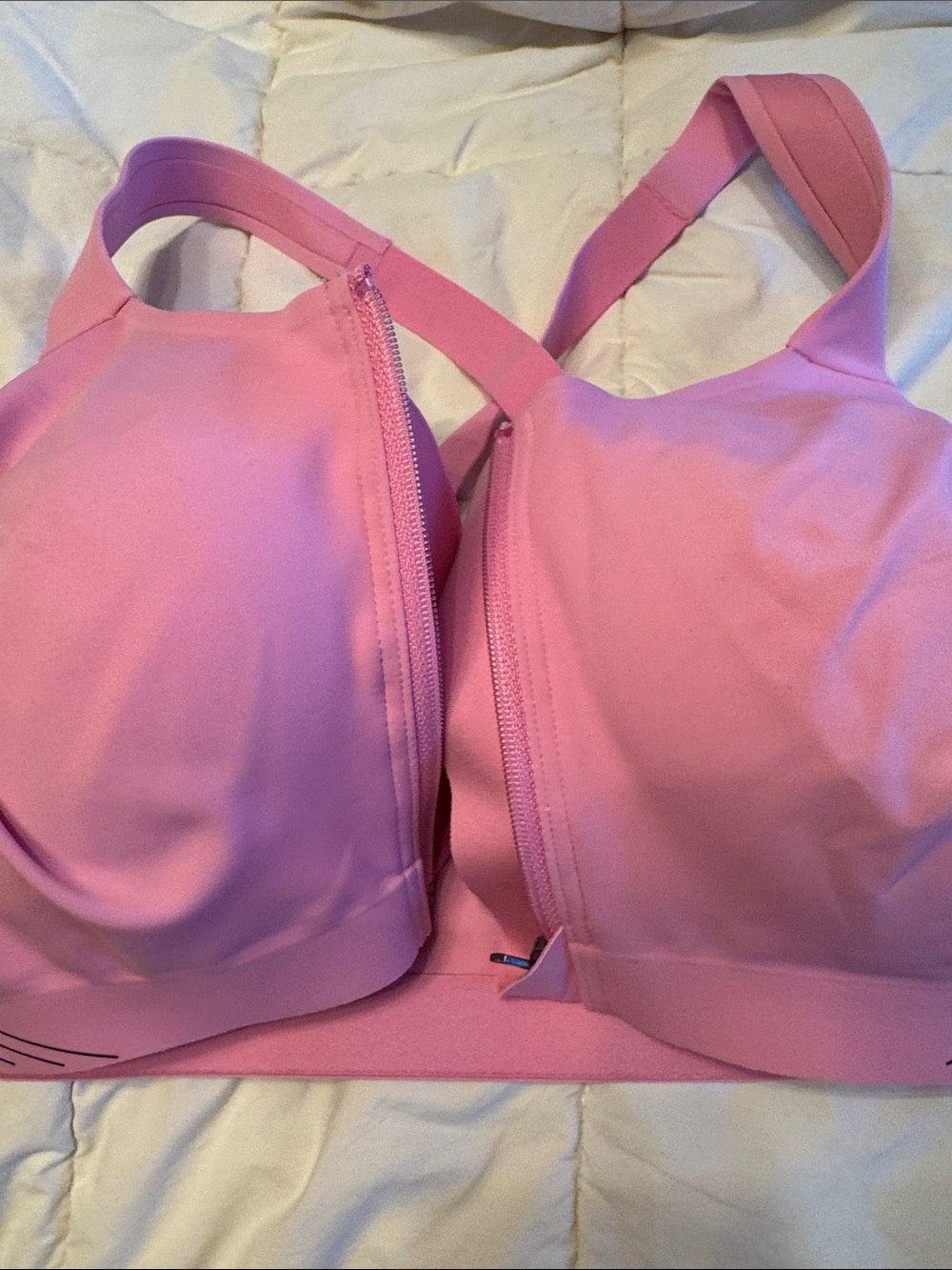 Victoria's Secret Pink Front-Zip Sports Bra - Picture 4 of 6